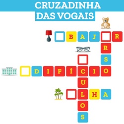 Complete a cruzadinha com os nomes das peças do jogo xadrez!​ 