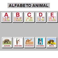 Atividades para colorir: o alfabeto e os animais