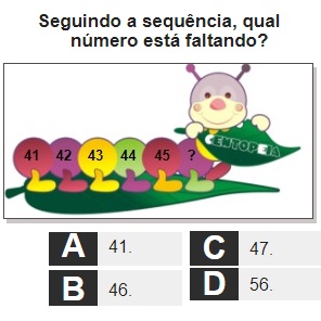 Quiz de matemática sobre Sequência Numérica