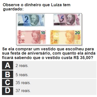 Quiz de matemática sobre Sistema Monetário