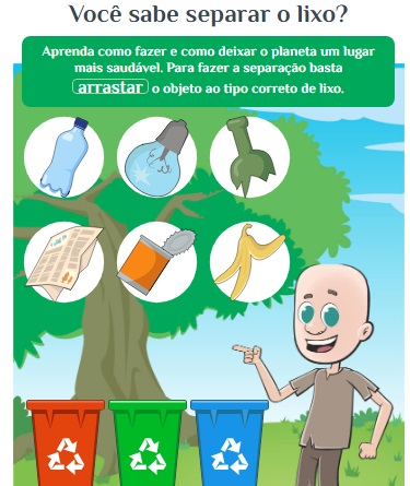 Quiz da Reciclagem  atividades e jogos educativos