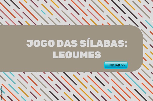 Jogo das sílabas: Legumes  atividades e jogos educativos