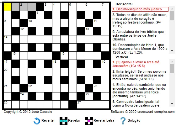 Palavras Cruzadas Bíblicas - Hebreus 11  Desafio de palavras, Palavras  cruzadas infantil, Atividades bíblicas para imprimir